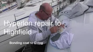 Hyperlon repairs to a Highfield rib. How to do it right.