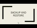 Handling Backup and Restore in PostgreSQL Explained in JUST 3 Minutes