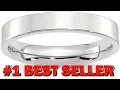 Roy Rose Jewelry 14KW 3mm Standard Flat Comfort Fit Band Size 4 - B01KZAFUIG