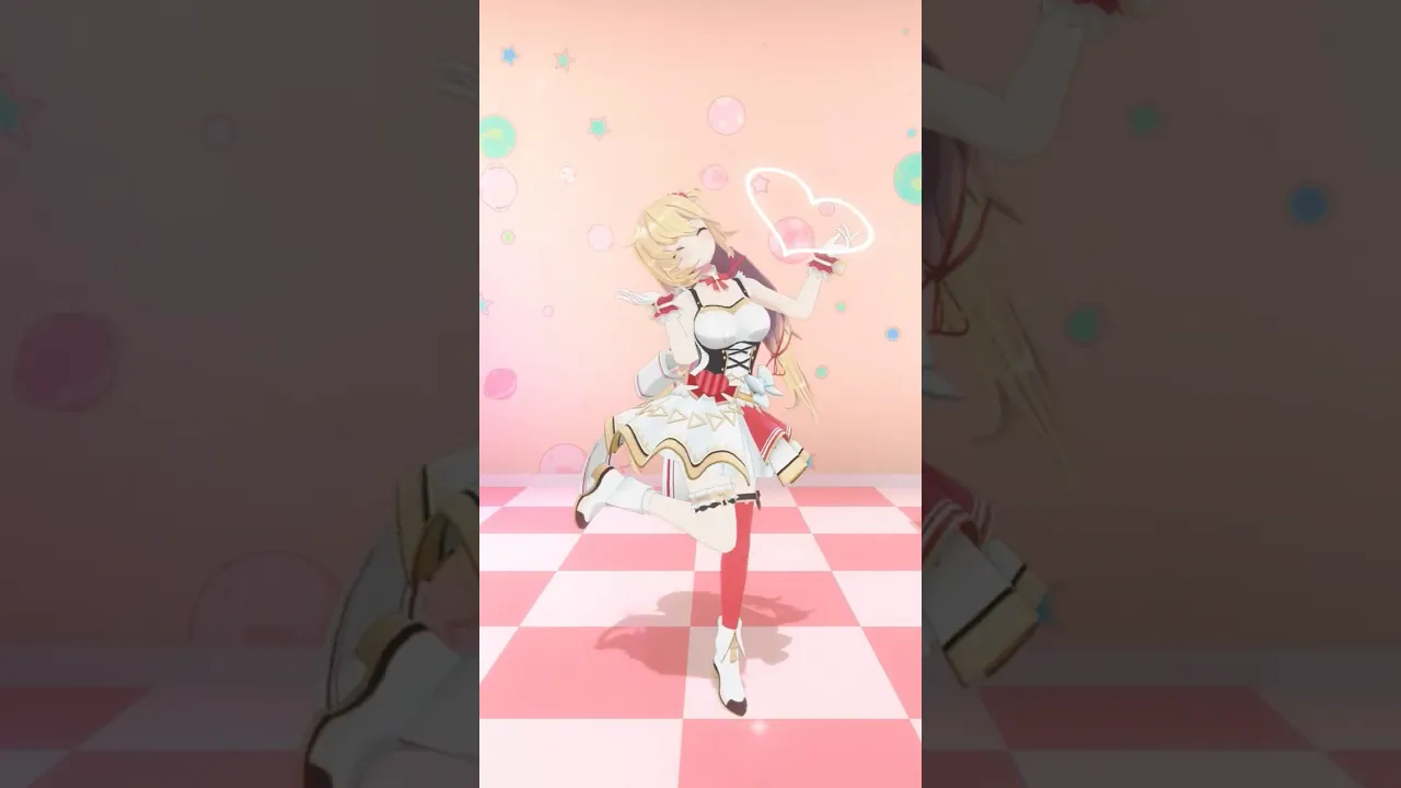 【踊ってみた】どきどきキュン!で大暴走♡/いずれ菖蒲か杜若【にじさんじ】【ホロライブ/赤井はあと】#shorts