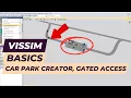 Vissim Tutorial - Car park creator with gated entrance