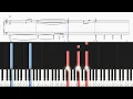 VIVANT ᐸMain themeᐳ - Akira Senju - Hard Piano Tutorial + Sheets【Piano Arrangement】