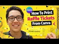 How To Print Raffle Tickets From Canva Event Access 2026 TUTORIAL