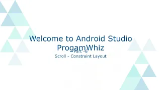 Scrollview Constraintlayout Android Studio - Simple