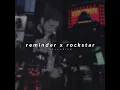 Download Lagu reminder x rockstar sped up remix | the weeknd ft. post malone
