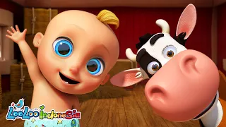 Lola Si Sapi dan Suara Hewan 🐮🐷🐶 | Lagu Anak Anak | LooLoo Indonesia
