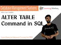 ALTER TABLE Command in SQL Lesson 41 DBMS Learning Monkey