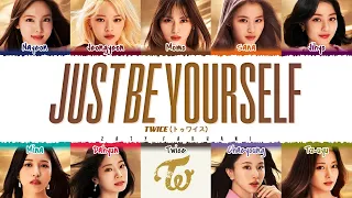 twice just be yourself lyrics color coded kan rom eng 