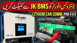 Connect Nitrox Inverter To JK BMS in 5 Minutes!