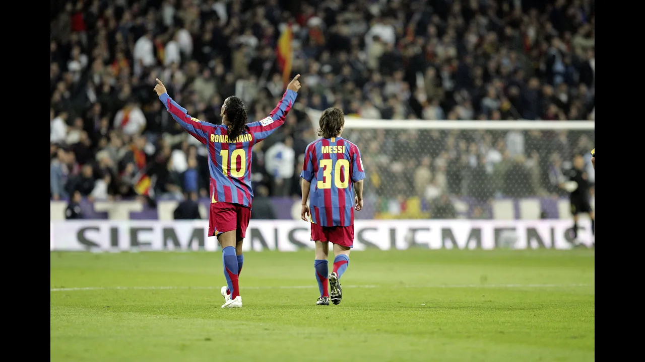 Leo Messi's debut in El Clásico / El debut de Messi contra el Real Madrid