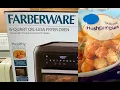 Making Hushpuppies in the Farberware 6qt Oil Less Air Fryer Oven