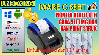 printer bluetooth iware c 58bt review lengkap