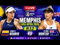 Camila Osorio vs Storm Hunter LIVE SCORE TENNIS WTA MEMPHIS USA OPEN 2026 R32