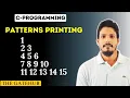 Pattern in C Part-3 Number Pattern in C C Programming