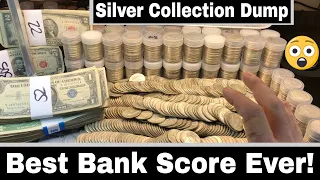 EPIC Silver Coins Found at Bank - Silver Coin Collection Dump for Face Value