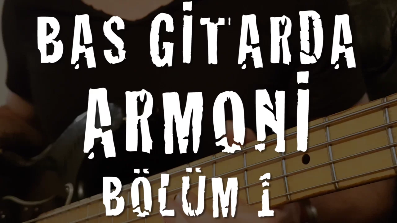 Bas Gitarda Armoniye Giriş 1 (Nota,aralık,kromatik ve diyatonik dizi)