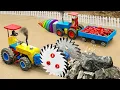 Download Lagu Which One Wins: Drill Tractor or Circular Saw Blade Tractor for Rock Cutting? HP Mini DIY Tractor