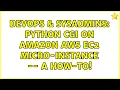 DevOps SysAdmins Python CGI on Amazon AWS EC2 micro-instance -