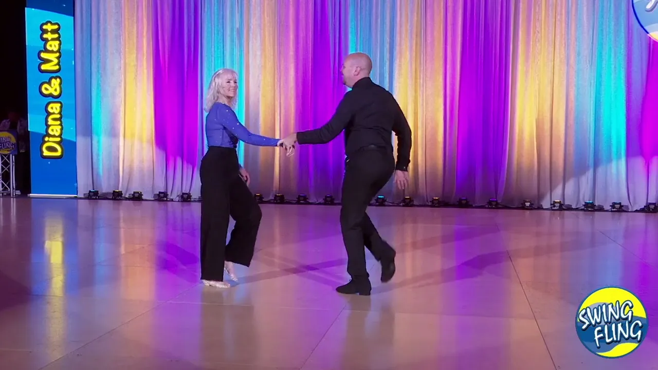 Swing Fling 2024 ProAm Spotlight Diana Burkholder with Matt Auclair