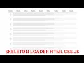 SKELETON HOW TO CREATE SKELETON CREATE SKELETON HTML CSS JAVASCRIPT SKE Justforcode