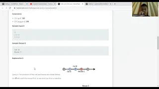 catAndMouse walkthrough solution js HackeRank challenge