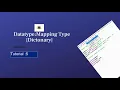 Python Tutorial 5 Mapping Type Dict