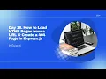 Day 18 How to Load HTML Pages from a URL Create a 404 Page in Express