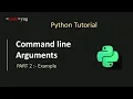 Command Line Arguments in Python Example Python argv Using sys Module Python Tutorial in Hindi