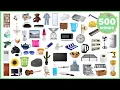 500 Words Around The House - English Vocabulary With Pictures