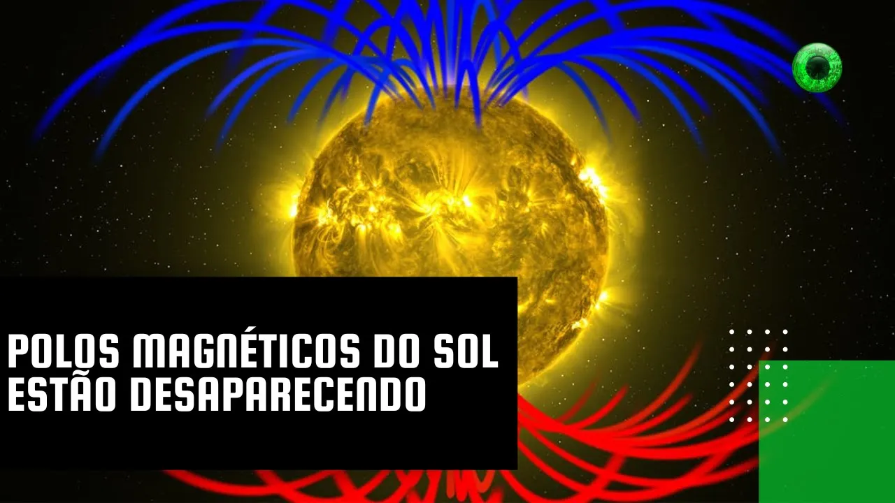 Polos magnéticos do Sol estão desaparecendo