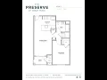 1 Bedroom - Keney Floor Plan