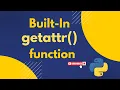 RK getattr Built-in function in python