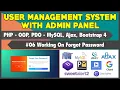 User Management System With Admin Panel Working On Forgot Password System