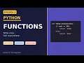 Python Functions Explained for QA Engineers Write Once Reuse Everywhere Episode 9