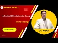 Electronics P2 14 Practical Differentiator using Op amp