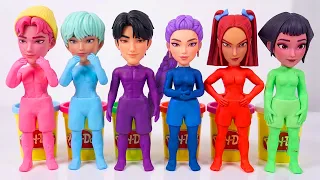 Kpop Demon Hunters Play Doh Rumi Mira Zoey Saja Boys Jinu Romance