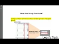 SQL 11g Tutorial in Bangla 21 Group functions in SQL Statement