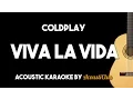 Download Lagu Coldplay - Viva La Vida acoustic guitar karaoke version
