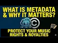 Metadata in Music Explained - ISRC ISWC IPI UPC Royalties Credits