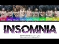 제로베이스원 ZEROBASEONE 'Insomnia' Lyrics (Hang/Rom/Eng Color Coded Lyrics)