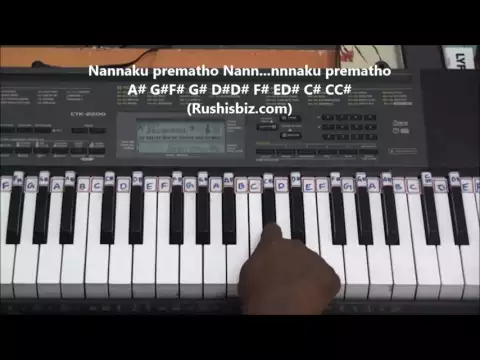 Download MP3 Nannaku Prematho (Title Song) Piano Tutorials | 1200 Songs BOOK/PDF @399/- 7013658813