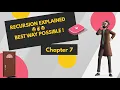 Recursion Explained with Easy Examples Theory Practical Chapter 7