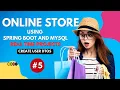 Create User DTOS Online Store Part - 5 ecommerce website project Spring Boot and MySQL