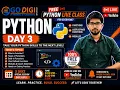 FREE Python Live Class Day 3 Functions Modules Python for Beginners Live Coding