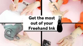 Freehand Techniques Flash Book Skin Safe Pen