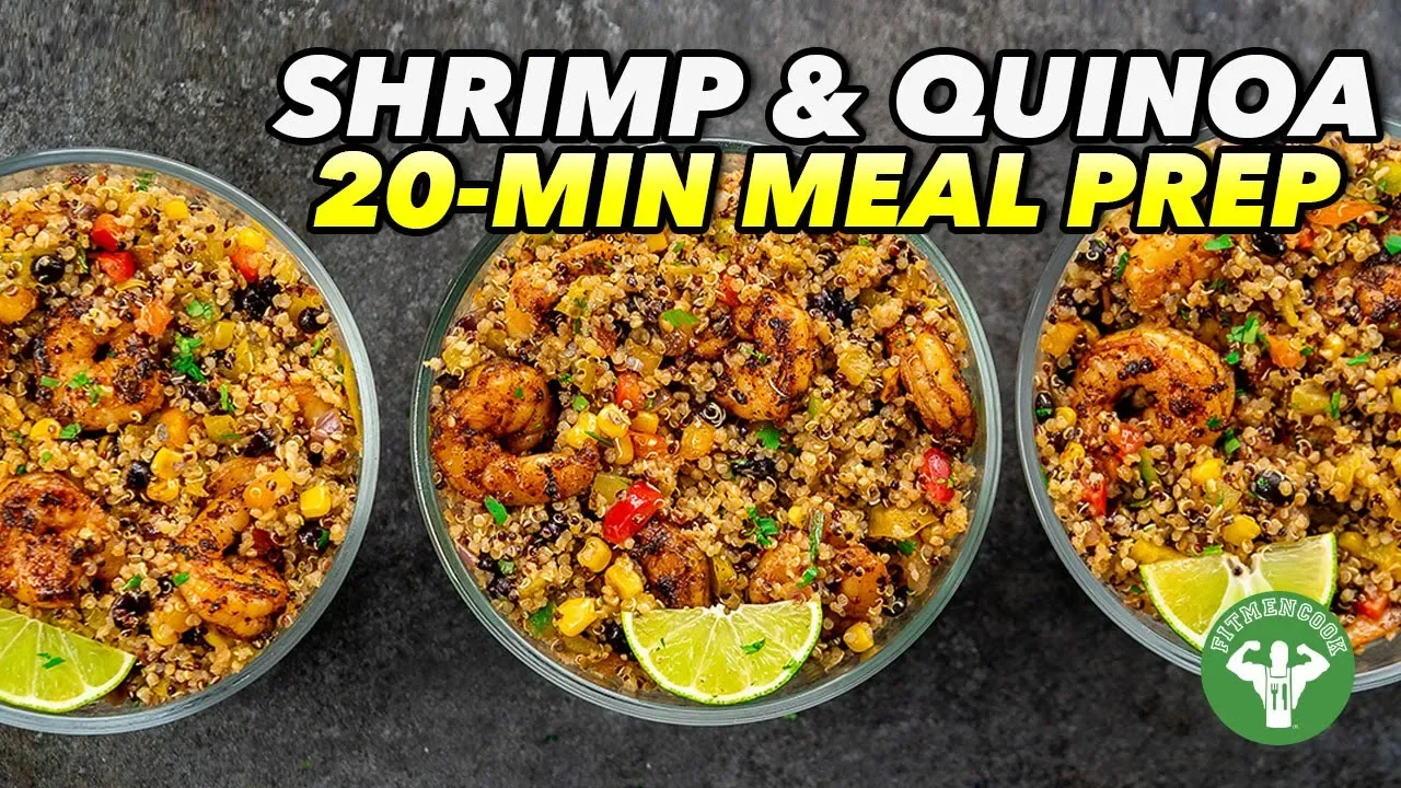 Meal Prep - 20-minute Southwest Shrimp Quinoa Mix