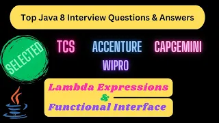 Lambda expression Functional interface Interview questions on java 8 features HINDI