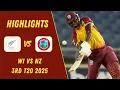 West Indies vs New Zealand 3rd T20 2025 Full Highlights | WI vs NZ