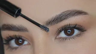 اكتر طريقة لرسم الحواجب بشكل طبيعي طريقة رسم الحواجب بشكل طبيعي EYEBROWS TUTORIAL 