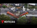 Download Lagu En video: El momento del desplome mortal de un tramo del metro en México | Noticias Telemundo